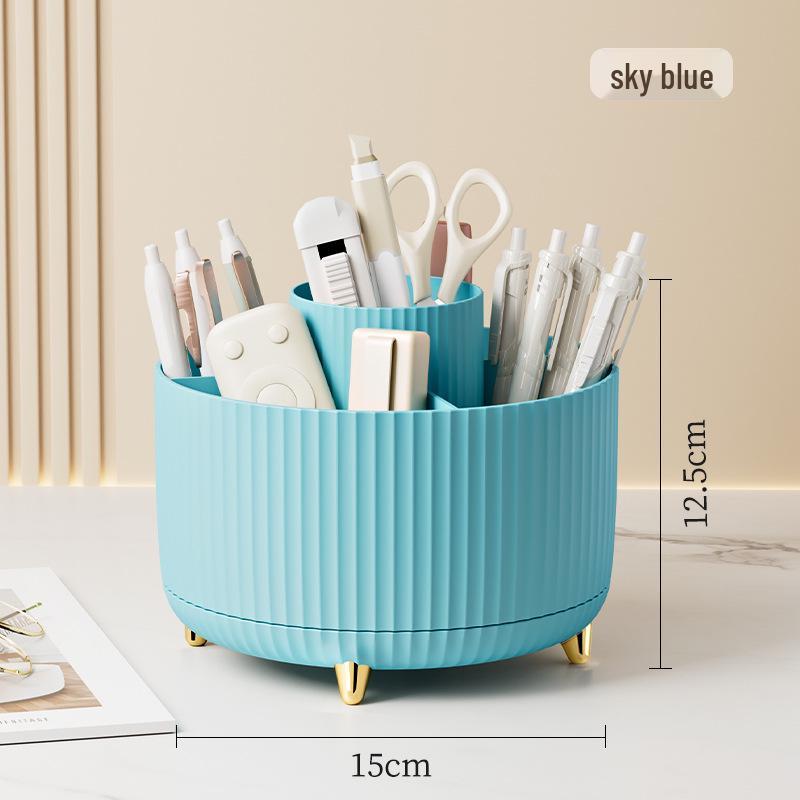 Kosmetischer Organisator: Make-up-Pinsel, Lippenstift, Lidschatten & Schreibwaren Aufbewahrungsröhre