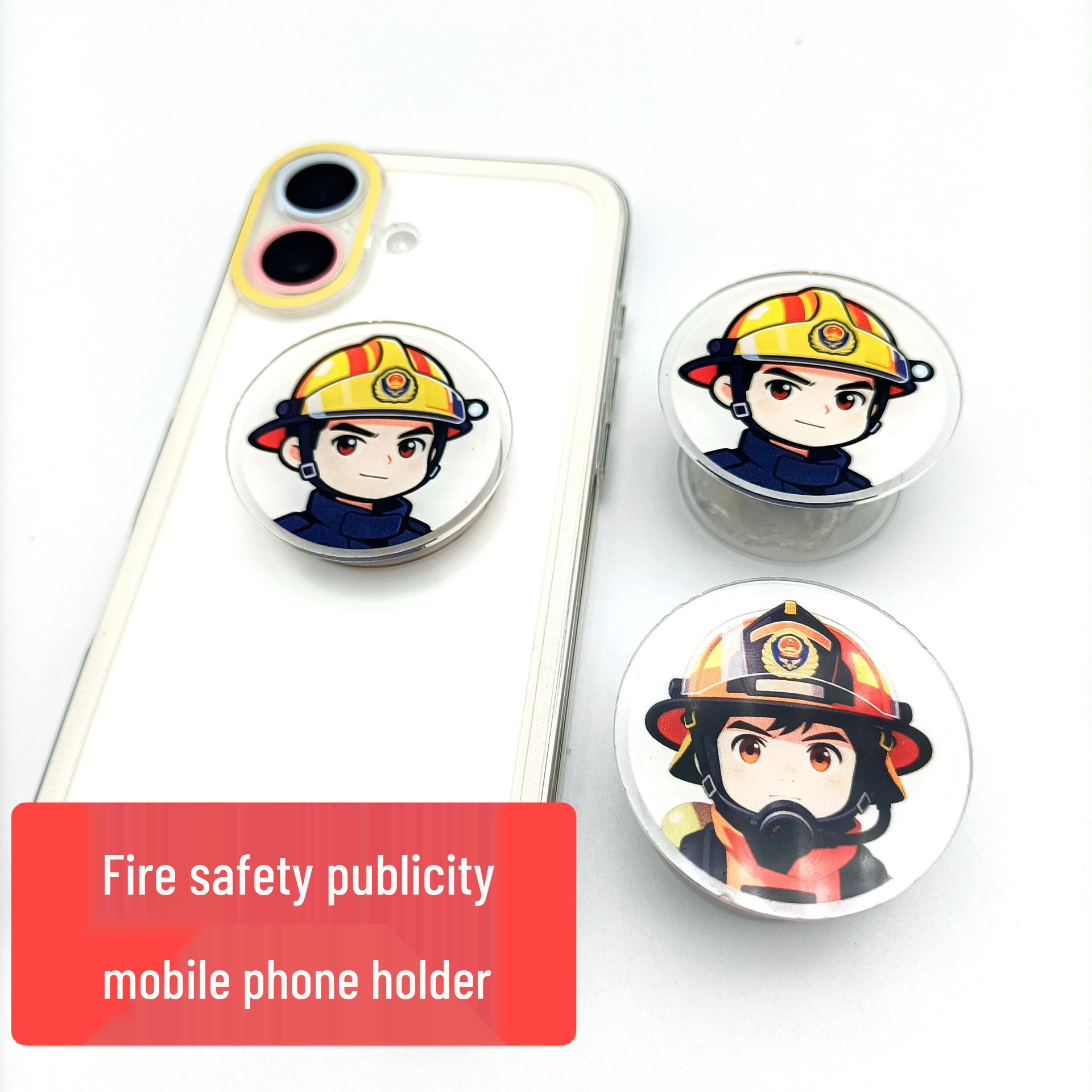Cartoon Acrylic Retractable Airbag Phone Holder 0061