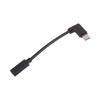90 Degree Bend Data Transfer Cable Line Micro USB To Type C Adapter Cord Wire