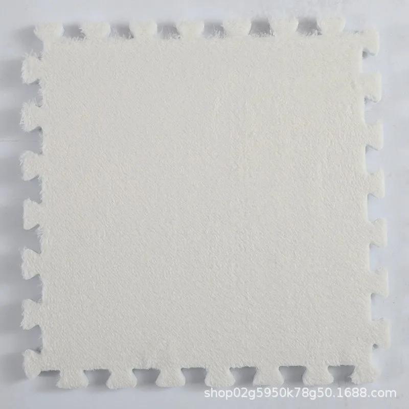 30x30cm Thickened Baby Play Mat in Children's Room Keep Warm Play Mat Eva Foam Puzzle Carpet Soft Plush Children's Mat Baby Toys