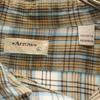 ARROW 80s vintage Check Pattern Long sleeve Cotton shirt XL white Men's Used