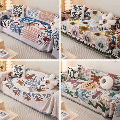 Serviette de canapé Housse complète Tissu Ins Style Nordic Canapé Coussin Camping Couverture Couverture Serviette Quatre Saisons Universel Tout Compris Housse de canapé