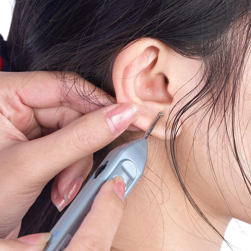 Auricular Points Detector Automatic Ear Detection Pen Warning Sound Acupressure