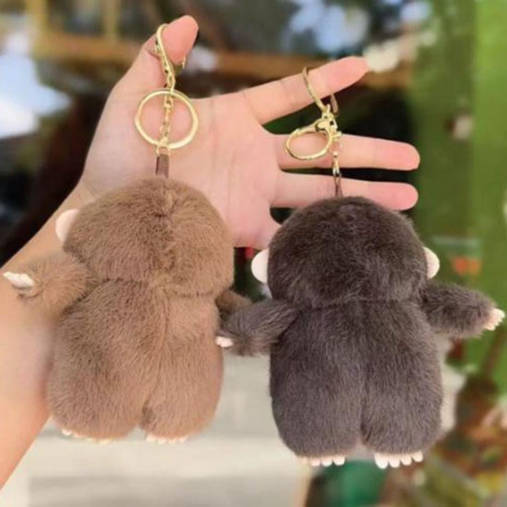 Plush Doll White-Faced Monkey Plush Toy Stuffed Animals Monkey Car Pendant  Car Trinket