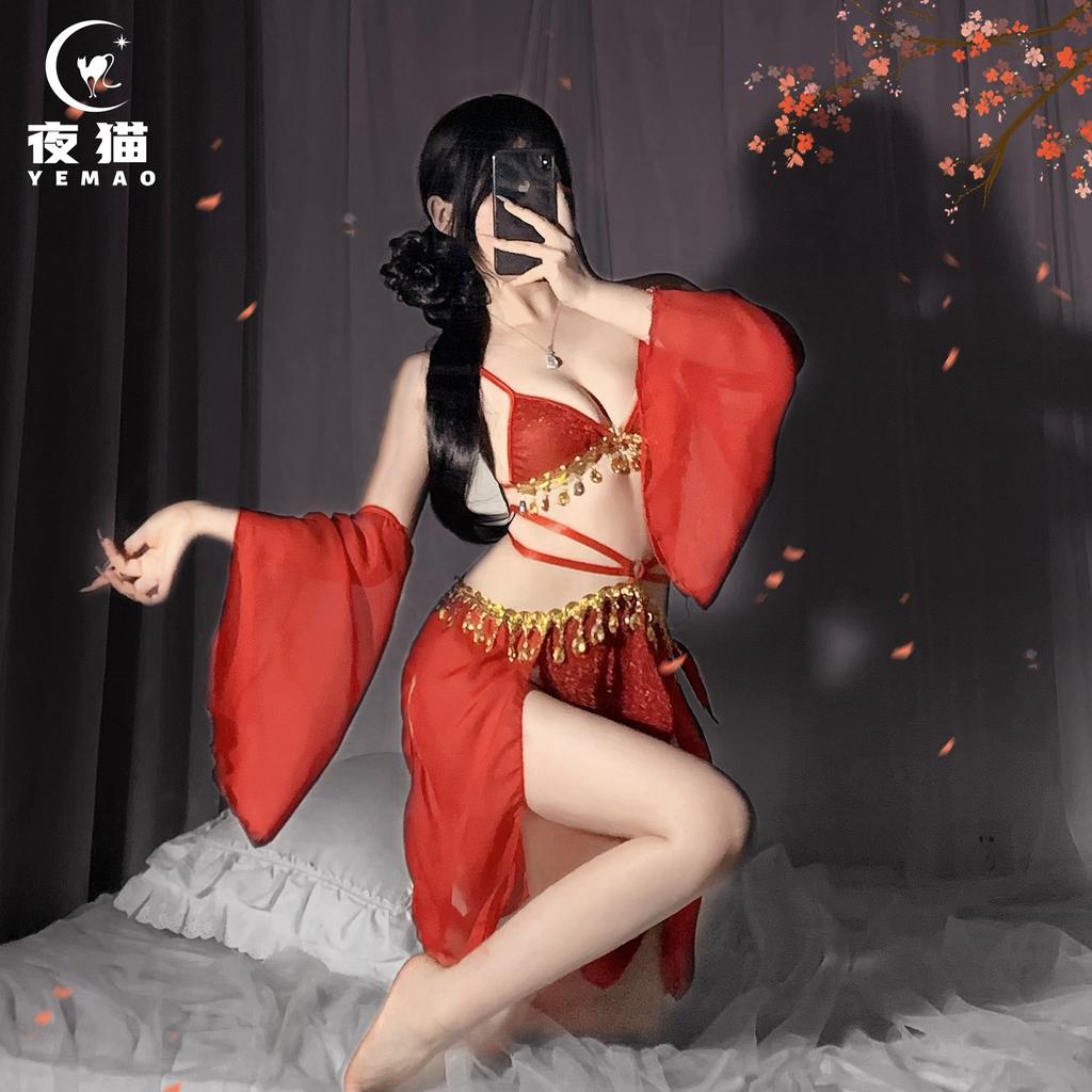 Sex Lingerie Sexy Split Hanfu Western Style Uniform Free Temptation Role-playing Suit