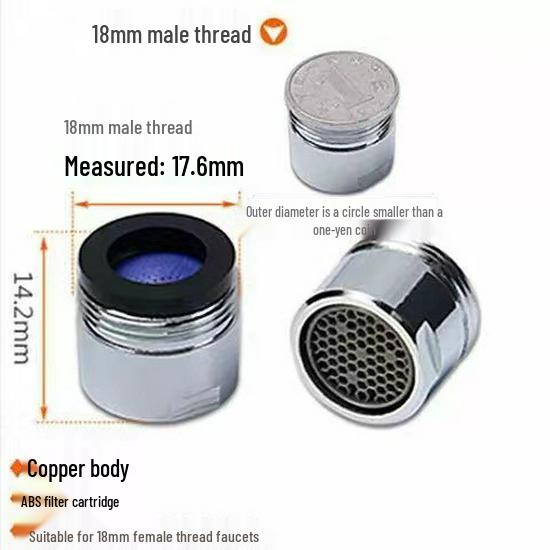 Anti-Splash Mesh Nozzle for Kitchen Sink Faucets & Washbasins