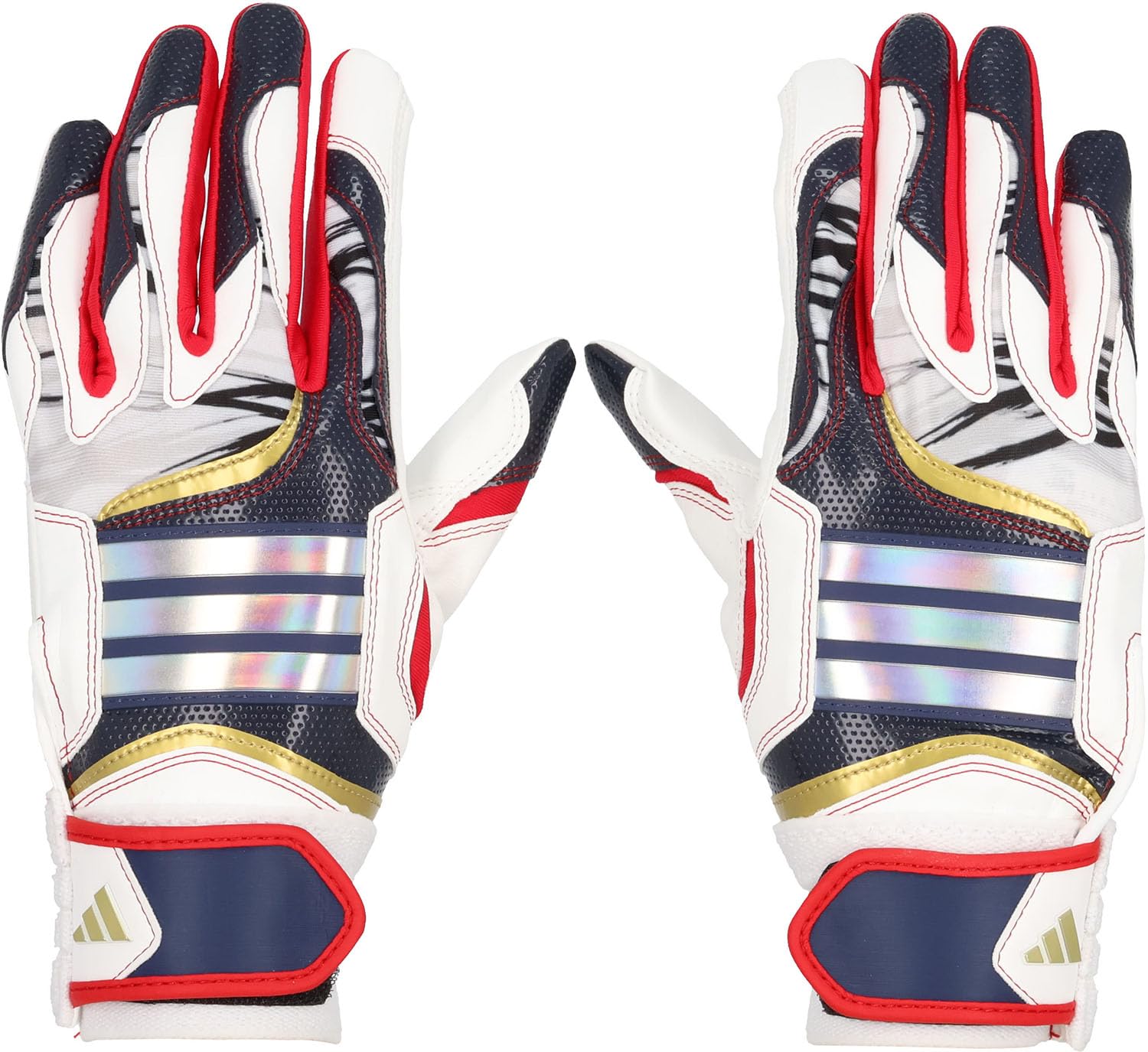 adidas Batting Gloves JUNIOR Navy x Red JM LBG905 Baseball/Softball