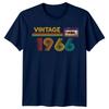 Vintage 1966 60th Birthday Birthday Unisexs TShirt Retro Cassette