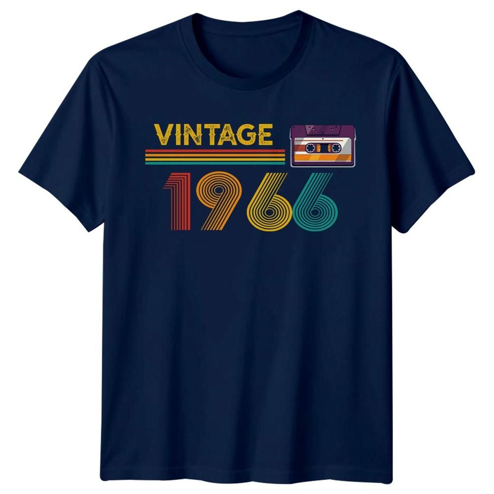 Vintage 1966 60th Birthday Birthday Unisexs TShirt Retro Cassette