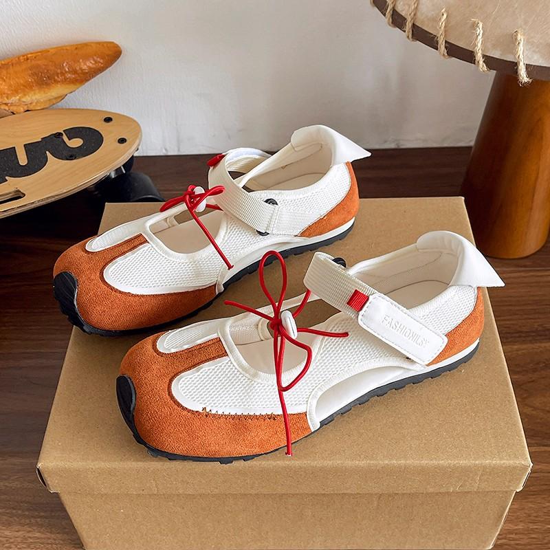 Fashion 2025 New Flats Sneakers Women Mesh Sport Shoes Casual Sandals Woman Loafers Summer Trend Shallow Running Shoes Comfort