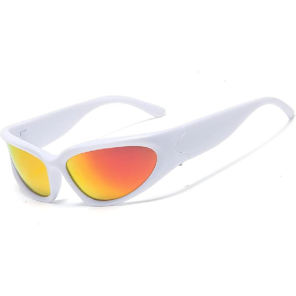 LASPOR Wrap Around Sport Sunglasses for Women Men Sport Shades Glasses Y2K Sunglasses