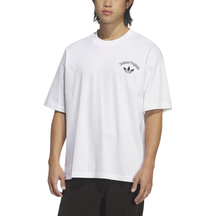 adidas Originals Breathable Comfortable Versatile Pullover Short Sleeve T-Shirt Men Tops KT-3041