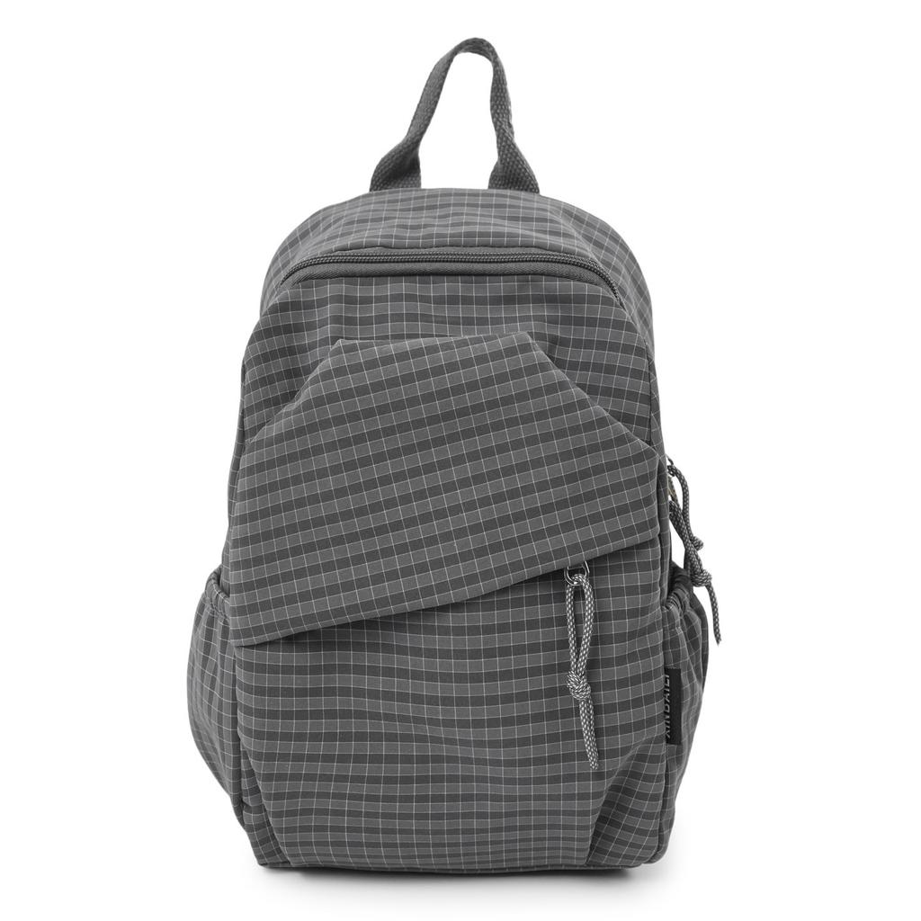 Schoolbag Outdoor Travel Vintage Plaid Backpack Seasonal Couple Simple Versatile College Student Casual Backpack Nylon Breast Bag
