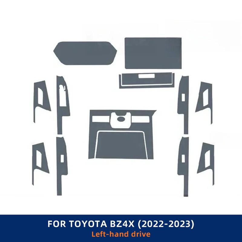 Für Toyota BZ4X - Autotür Mittelkonsole Medien Armaturenbrett Navigation TPU Kratzschutzfolie Autozubehör