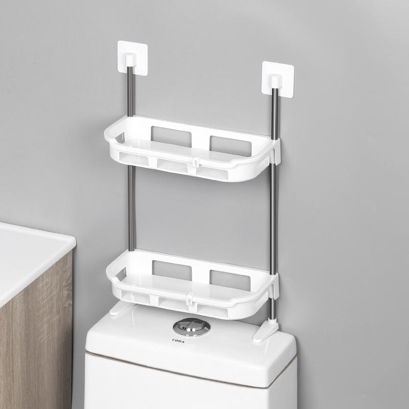 Wall-Mounted Multi-Functional Bathroom & Kitchen Storage Rack
