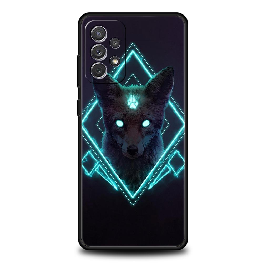 Cute Cartoon Animal Fox Phone Case For Samsung Galaxy A13 A52 A33 5G A53 A73 A23 A03s A21s A51 A71 A31 A11 A41 M21 M31 A01 Cover