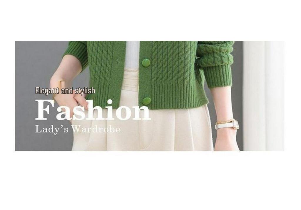 Damen Trendy Rundhals Langarm Strick Cardigan Pullover - Locker & Schlankmachend Petite Oberbekleidung