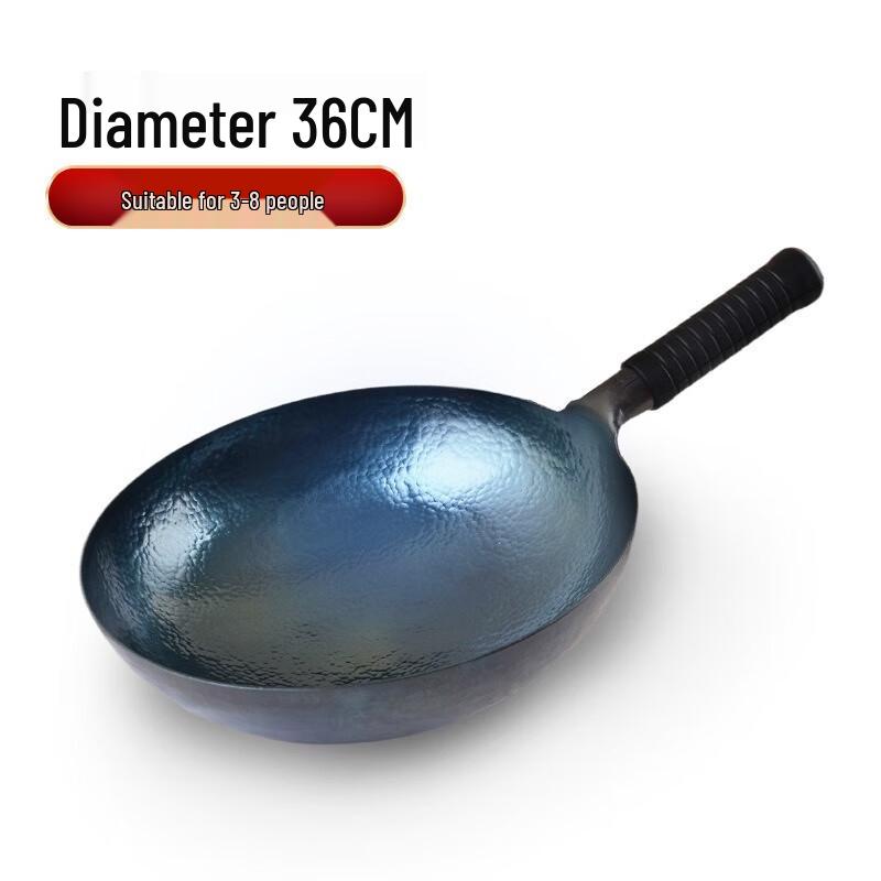 Jitian Jiang Hand-Forged Fish Scale Iron Wok