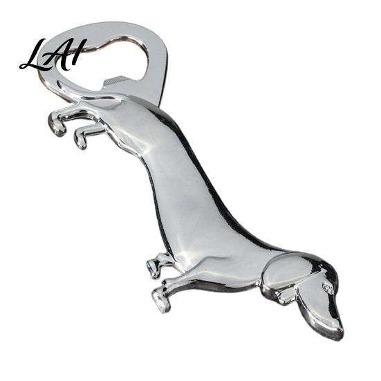 Decorative Animal Bottle Opener Dachshund Dog Opener Zinc Alloy Cute Puppy Beer Solid Tool Portable Metal for Kitchen Bar And Home Handheld