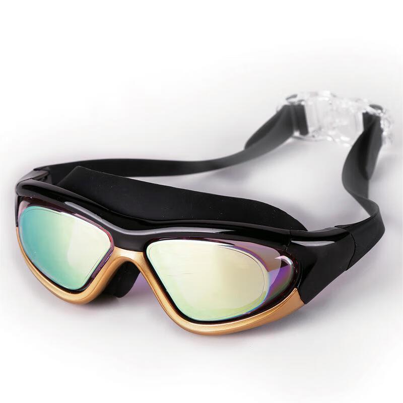 League Envoy Adult Electroplated Swimming Goggles