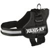 Harness - Julius-K9 - Power - Size L 66-85 Cm - Black - Ergonomic and Robust