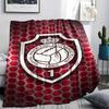 1PC Royal Antwerp FC Patterned Flannel Blanket Suitable For All Seasons for Home Decor Warmth and Comfort Gifts Holiday Present