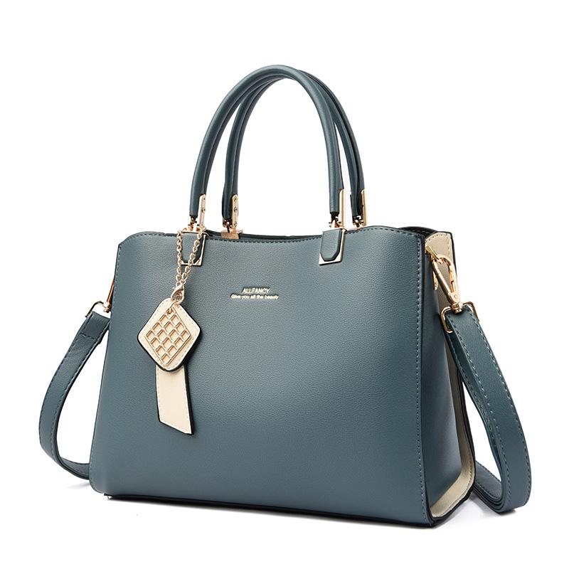 Luxury Soft Leather Tote Bag for Women Large Square Shoulder Bags