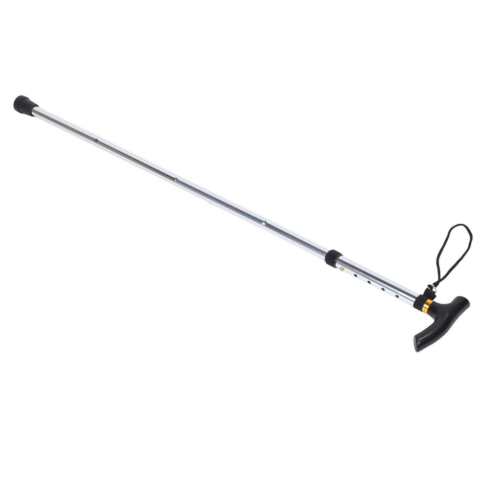 Telescopic Walking Stick Thicken Lightweight Aluminium Alloy Foldable Adjustable Hiking Pole for Daily Walking Hiking