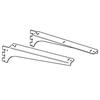 Wooden Shelf Bracket A-32/33 Chrome [300mm] Set of 2 (1)