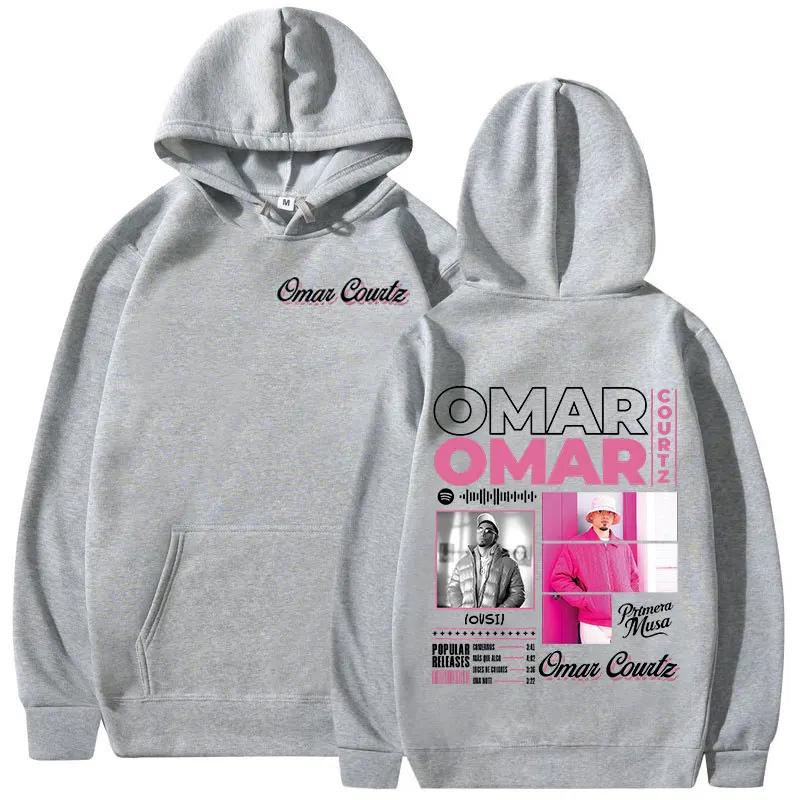 Omar Courtz Primera Musa Album Tour Merch Hoodies Men's Women Clothing Fashion Hooded Sweatshirts Hip Hop Oversized Pullovers