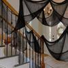 Halloween Decoration Black White Creepy Cloth Spooky Gauze Fabric Window Door Cover Scary Party Horror House Props Hallow Favors