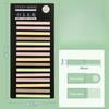 300 fogli di blocco note adesive con indice di colore arcobaleno, blocco note con adesivi, segnalibro, materiale scolastico, cancelleria kawaii