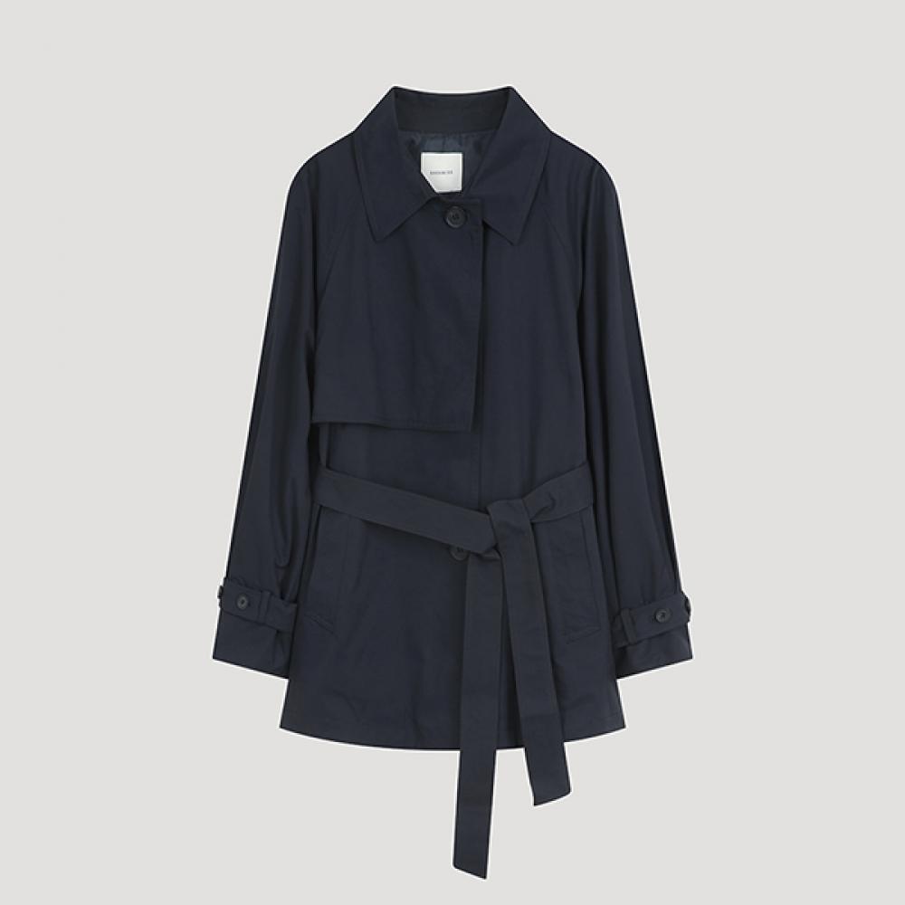 

She S miSS Belted Gunflap Trench Mccoat Swwbyo32010 Dn DARK NAVY/55