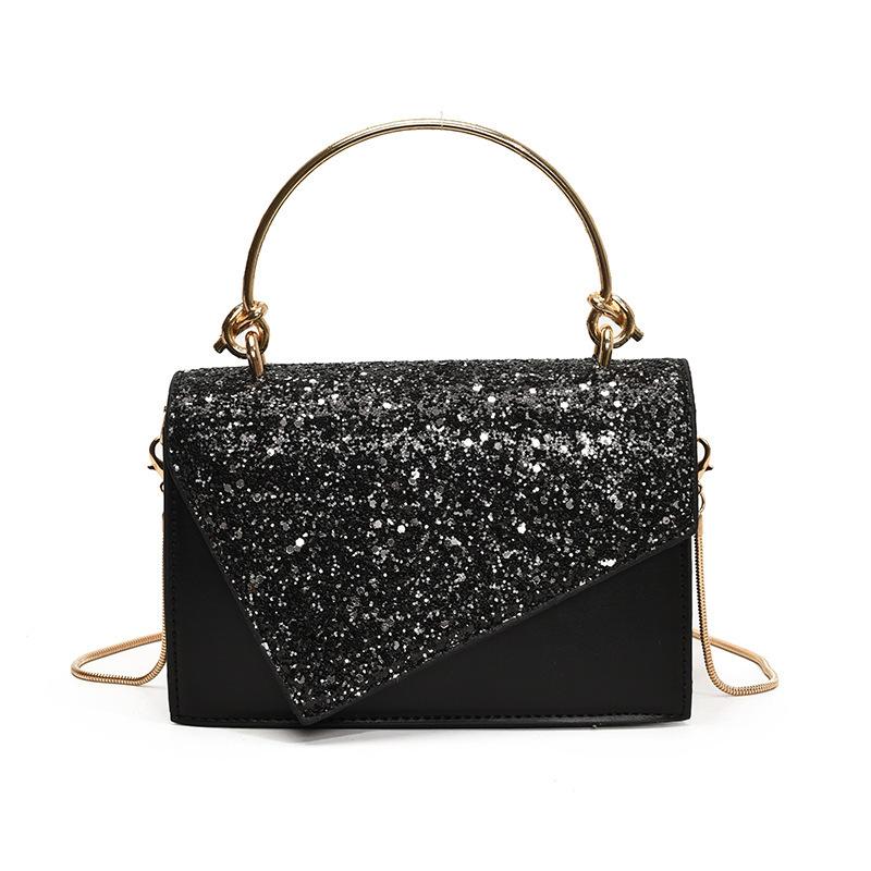 

Elegant Korean Style Small Square Bag For Women 2026 Newest Model High-quality Handbag Simple Envelope Chain Crossbody Handbags чёрный