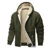 2026 Fall/Winter Thickened Lambswool Hooded Cardigan - European Size Casual Sweatshirt