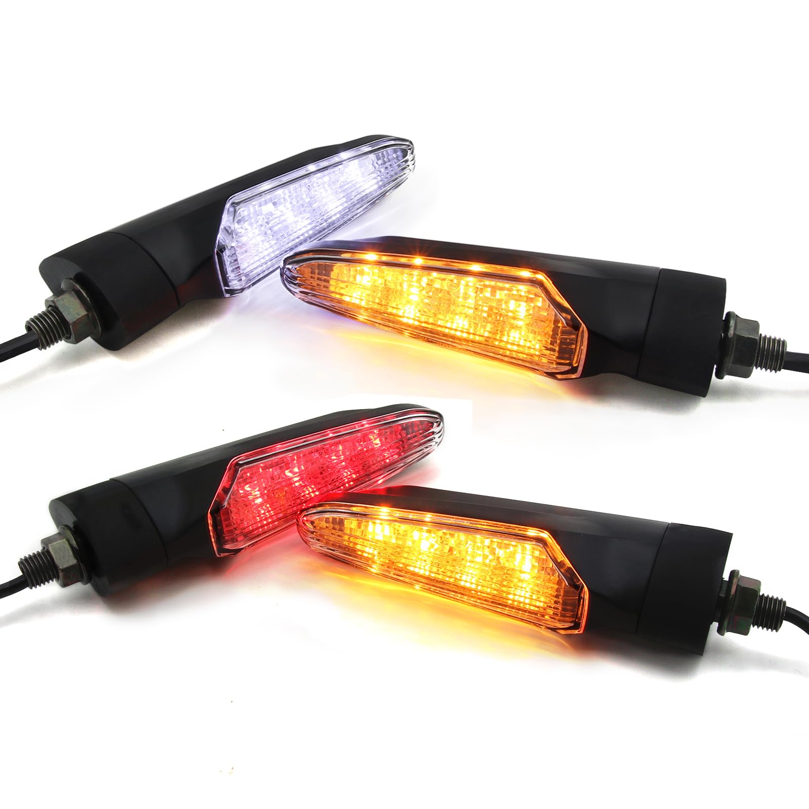 

DEMYPROX Motorcycle Universal High-Brightness LED Turn Signal/Position Lamp for Yamaha MT-09, Kawasaki Z800, Honda CBR1000, CBR600, Suzuki GSX
