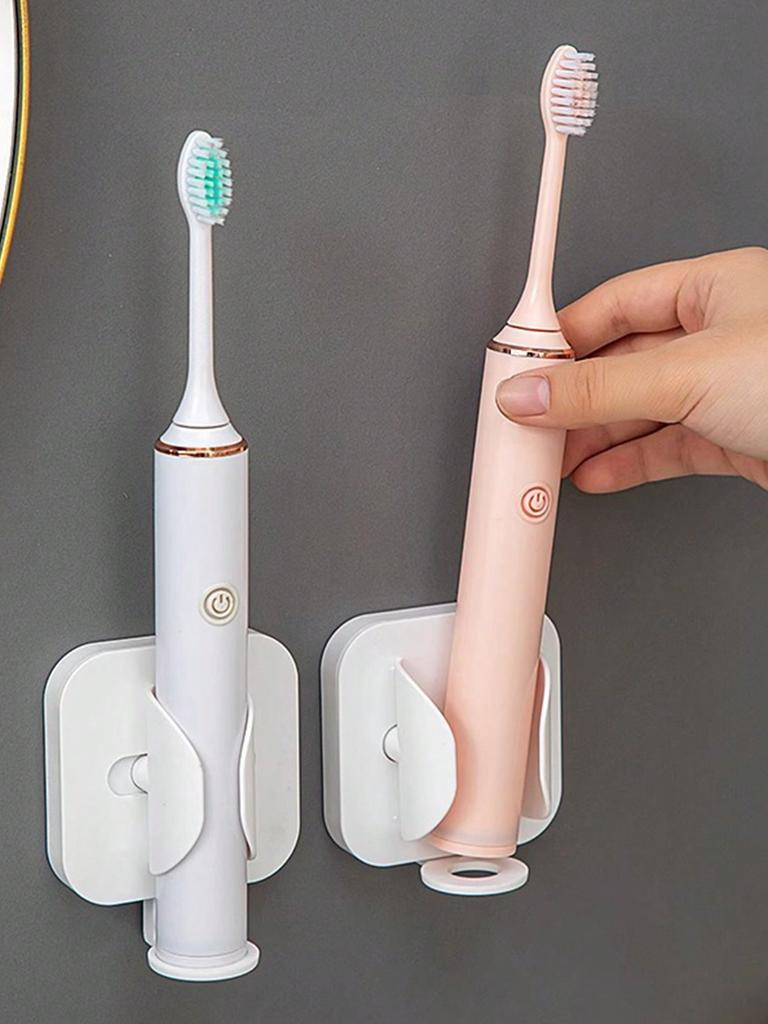 1 new wall-mounted gravity-sensing telescopic electric toothbrush rack bathroom multi-function comb curling iron storage rack