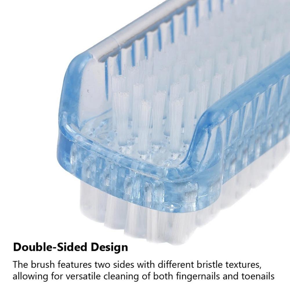 4pcs Multifunctional Nail Art Dust Brush Double-Sided Manicure Tool  Cleaning Fingernails