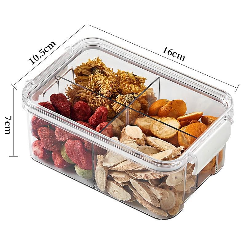 Transparent Plastic Food-Grade Storage Jar for Candy, Tea, Grains, and Cereal