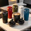 AABIF1 Car Vacuum Flasks Coffee Cup Travel Portable Insulated Bottles Stickers For Mercedes Benz C260 C200 C180 GLA/E/C Class E43 E260