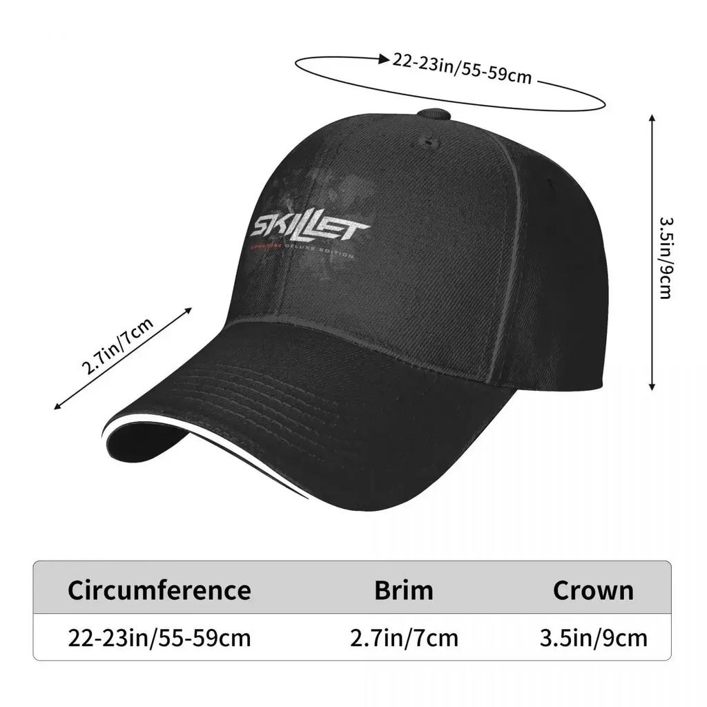 Skillet Band Deluxe Edition Accessories Men Women Baseball Caps Adjustable rock music Versatile Hats Cap Casual Headwear