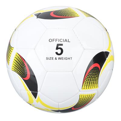 Minge de Fotbal Mărimea 5 PVC Model Porumb Minge de Fotbal Elastică Cadou pentru Joc de Antrenament Copii Adulți Alb