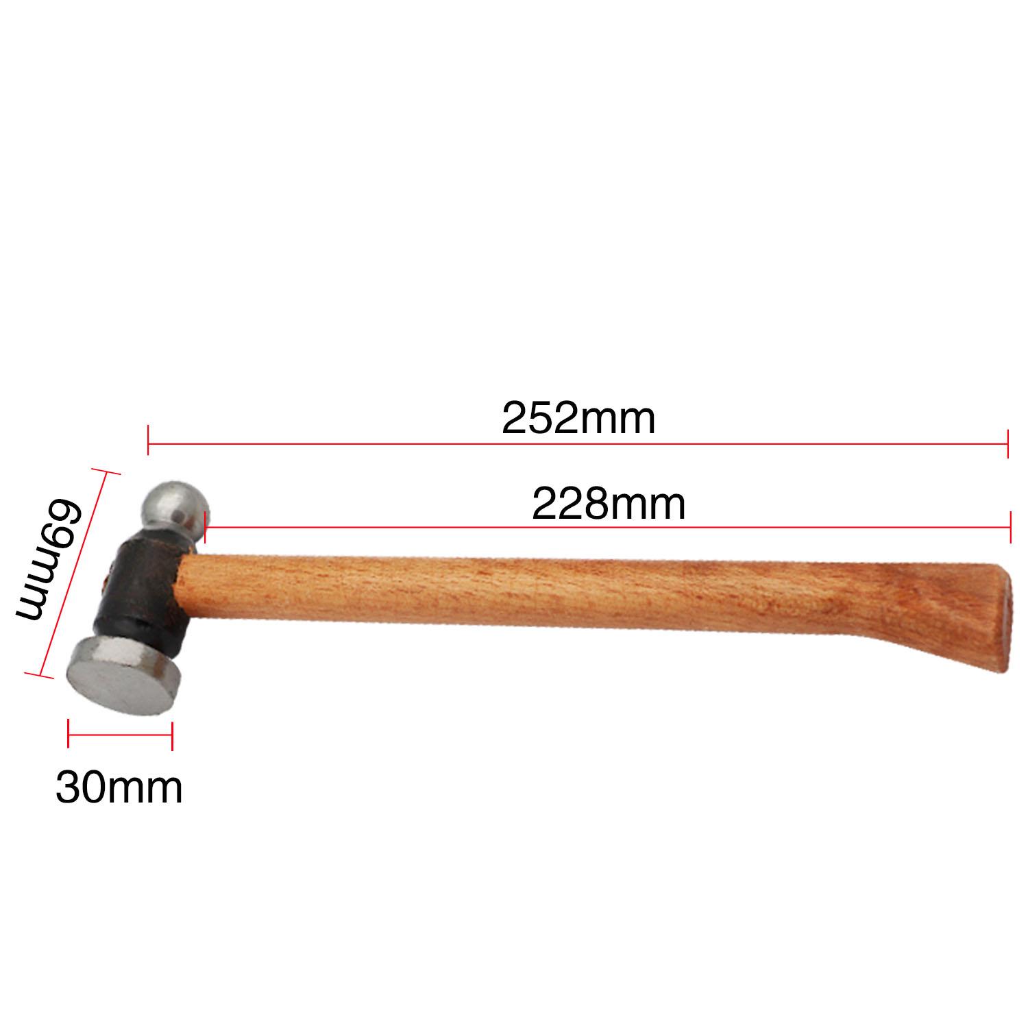 

25 мм круглый резиновый молоток с двусторонней головкой для работы, оконные бусины, молоток со сменной головкой молотка, нейлоновая головка, молоток, инструмент