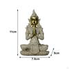 Buddha Sculpture for Home Office Decor - Handcrafted Resin Figurine