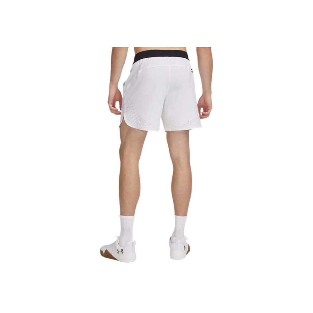 Under Armour Vanish Elite Simple Versatile Fashion Solid Color Casual Shorts Men shorts White 1376782-100