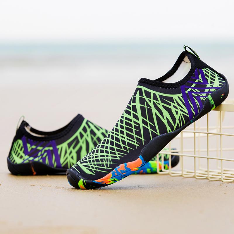 Unisex Wasserschuhe Outdoor Bequem Leicht Strand Barfuß Schwimmen Schnorcheln Surfen Schnelltrocknend Wassersportschuhe