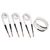 Akozon Induction Heater Coil 3.0mm Brass Electric Induction Coil Kit with Nuts and Removal
