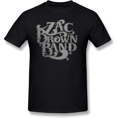 CXY Herr Zac Brown Band Logotyp T-shirt L Svart
