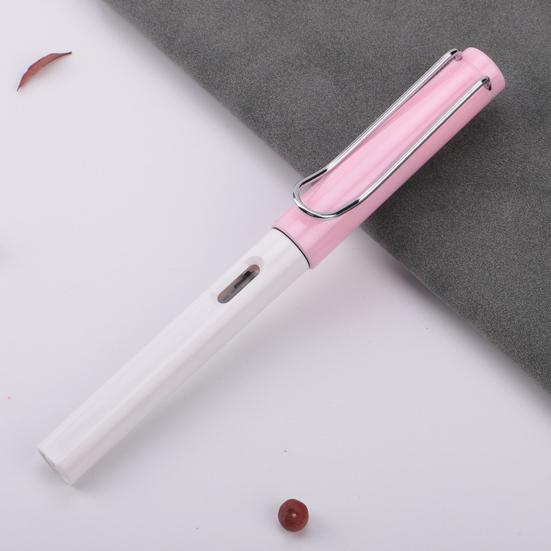 Penne stilografiche da 0,38 mm Penne da scrittura lisce con pennino EF in plastica cava creativa per la scuola