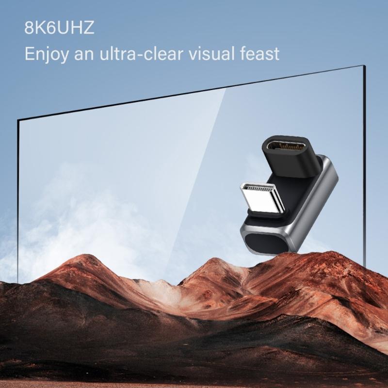 Aluminum USB4.0 Adapter For 8K60Hz Video Output And Multiple Device Compatibility 240W Power Delivery